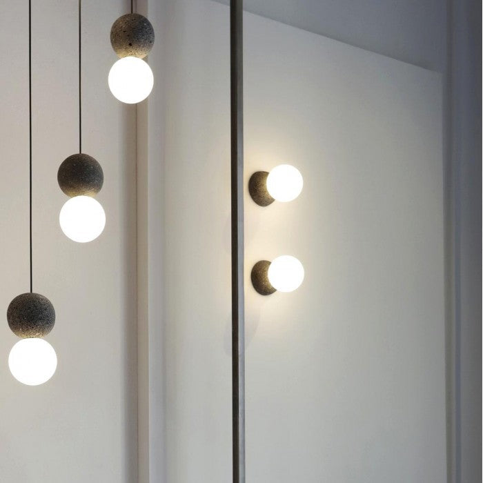 Oriva | minimalistyczna lampa wisząca w kształcie kuli