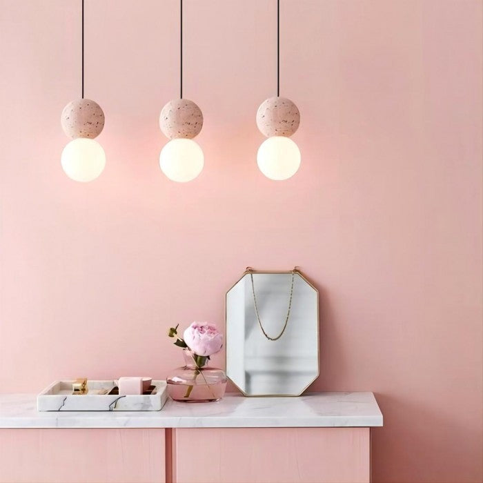 Oriva | minimalistyczna lampa wisząca w kształcie kuli