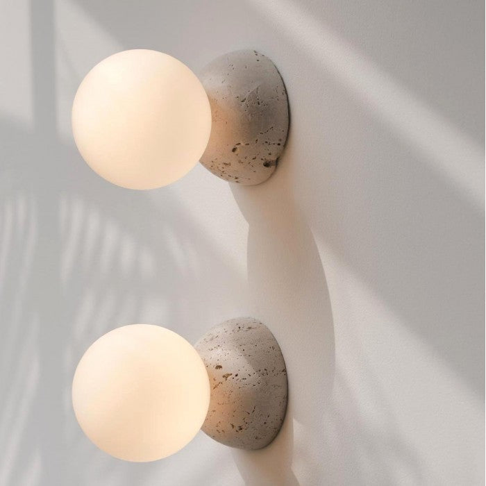 Oriva | minimalistyczna lampa wisząca w kształcie kuli