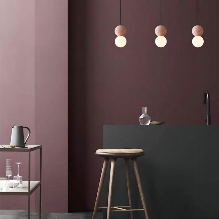 Oriva | minimalistyczna lampa wisząca w kształcie kuli
