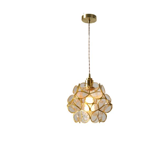 Kształt kwiatu | Szklana lampa wisząca LED