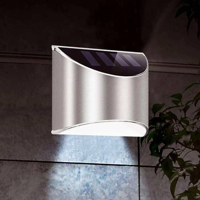 Oryntar | Solarna lampa ścienna zewnętrzna LED