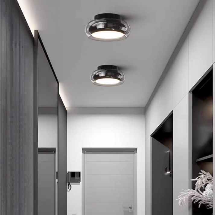Dovira | Szklana lampa sufitowa LED