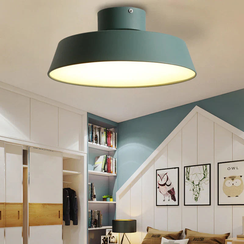 Nordycka | Prosta okrągła lampa sufitowa LED