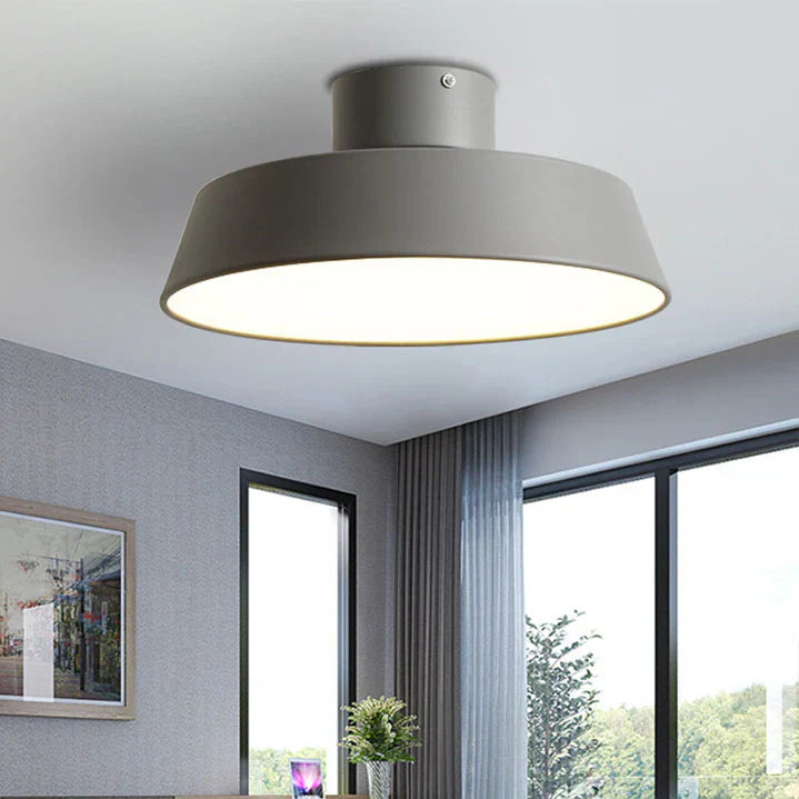 Nordycka | Prosta okrągła lampa sufitowa LED