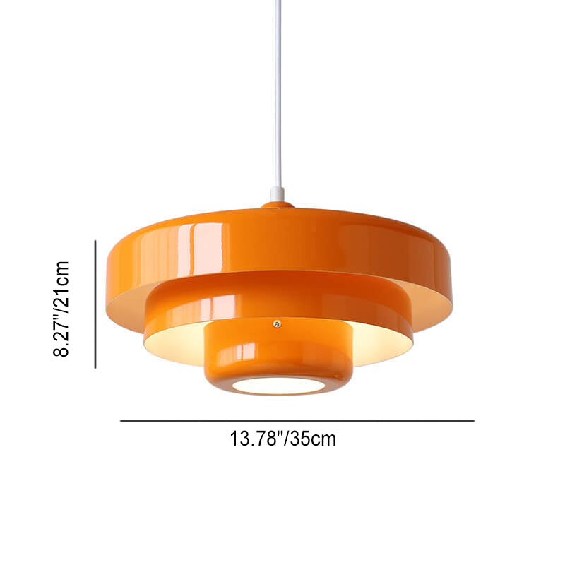 Aurivio | Metalowa lampa wisząca w stylu retro
