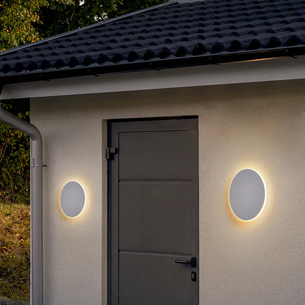 Solvian | Okrągła lampa ścienna LED