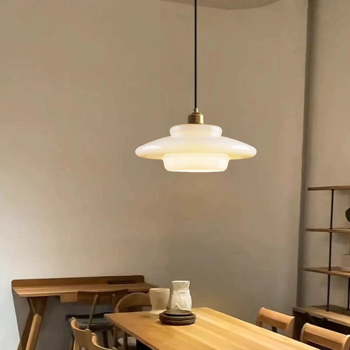 Orvella |  Szklana lampa wisząca w stylu art déco