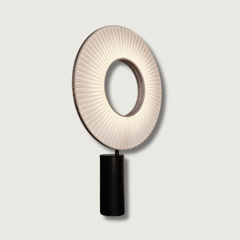 Solara | Nowoczesna lampa stołowa LED solarna czarna