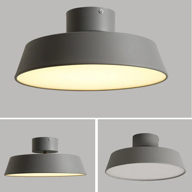Nordycka | Prosta okrągła lampa sufitowa LED