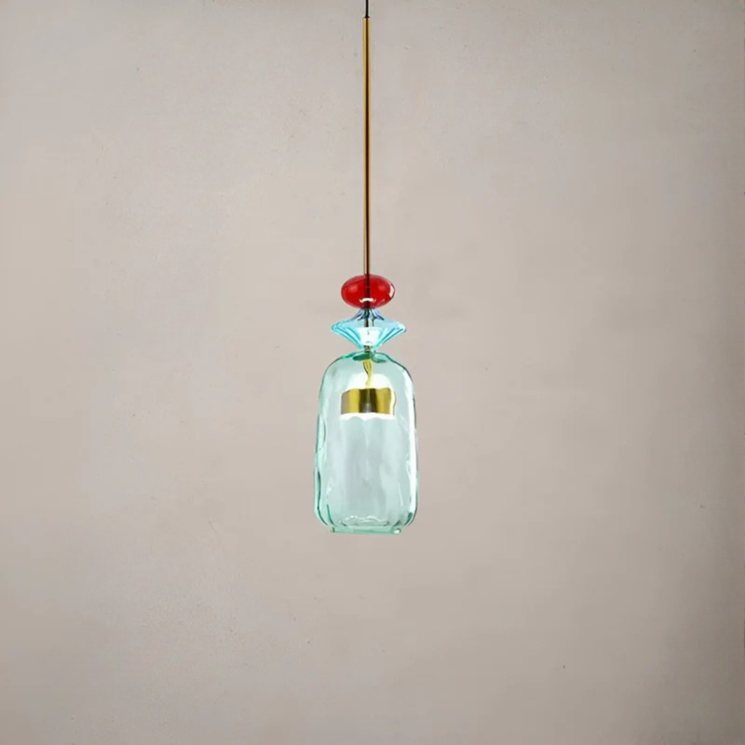 Vitrina | Kolorowa szklana lampa wisząca LED