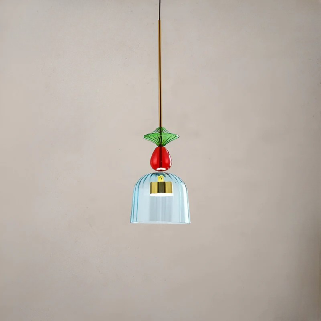 Vitrina | Kolorowa szklana lampa wisząca LED