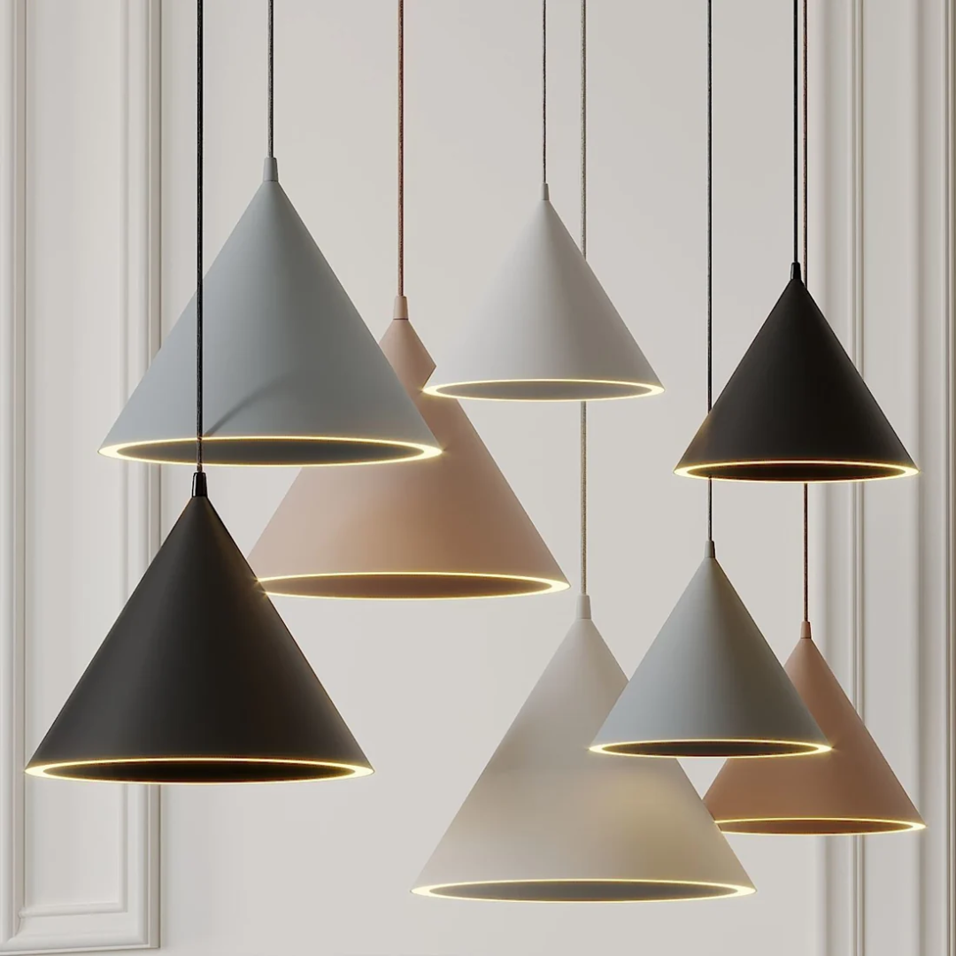 Trivora | Lampa wisząca w kształcie stożka