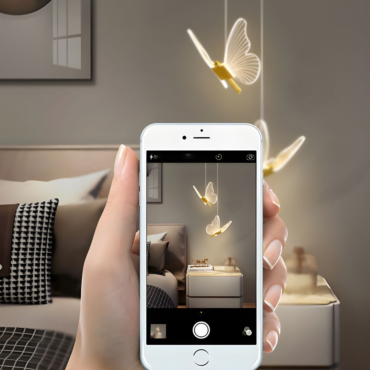Fluvia | Lampa wisząca LED w kształcie motyla