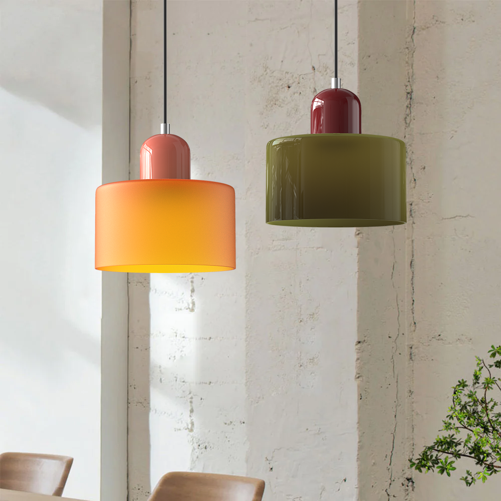 Bauhaus | Kreatywna Lampa Wisząca ze Szkła