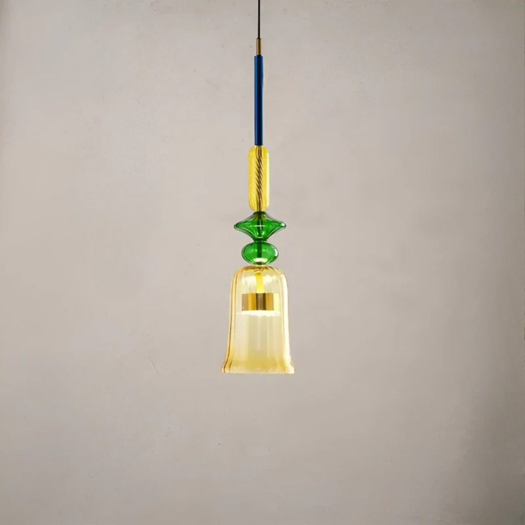 Vitrina | Kolorowa szklana lampa wisząca LED