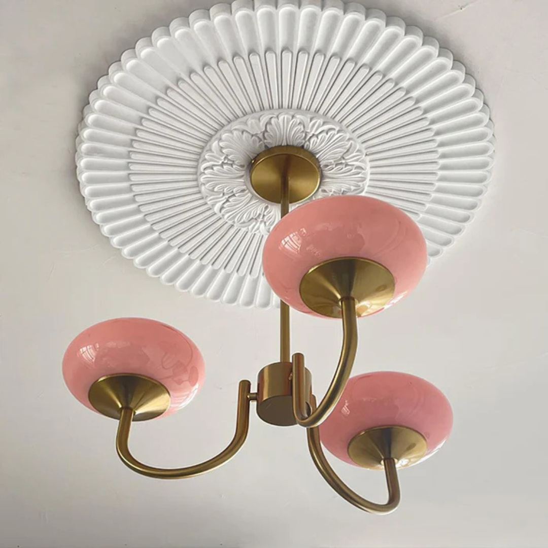 Aris | Designerska lampa wisząca z żyrandolem