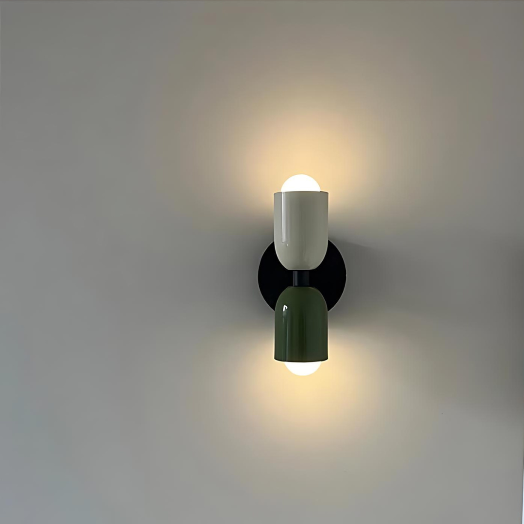Coloria | Nowoczesna podwójna lampa ścienna