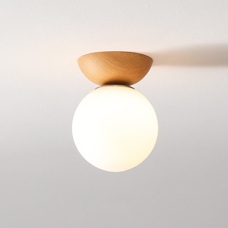 Log | Japońska lampa wisząca LED z nutą elegancji