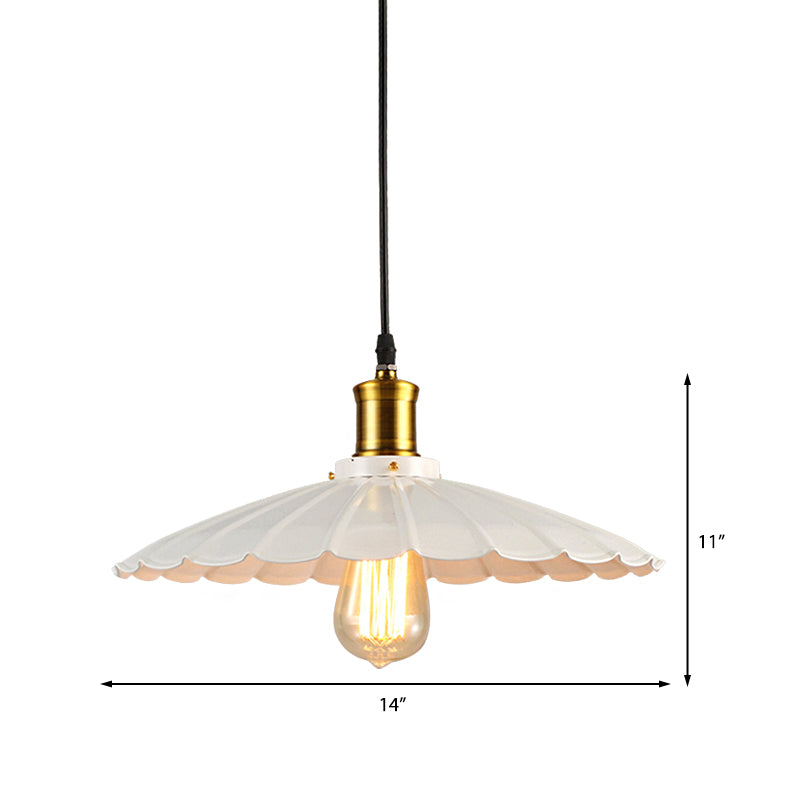Bellavue | Lampa wisząca z kloszem w kształcie muszli