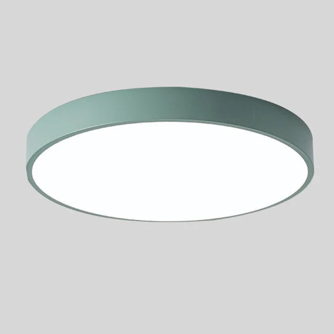 Avela | Okrągła lampa sufitowa LED z drewna