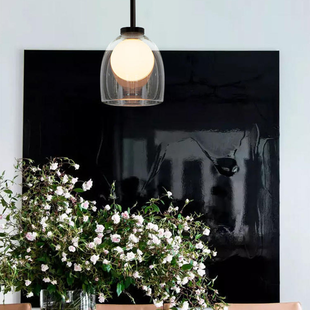 Orvya | Lampa wisząca w szklanym cylindrze
