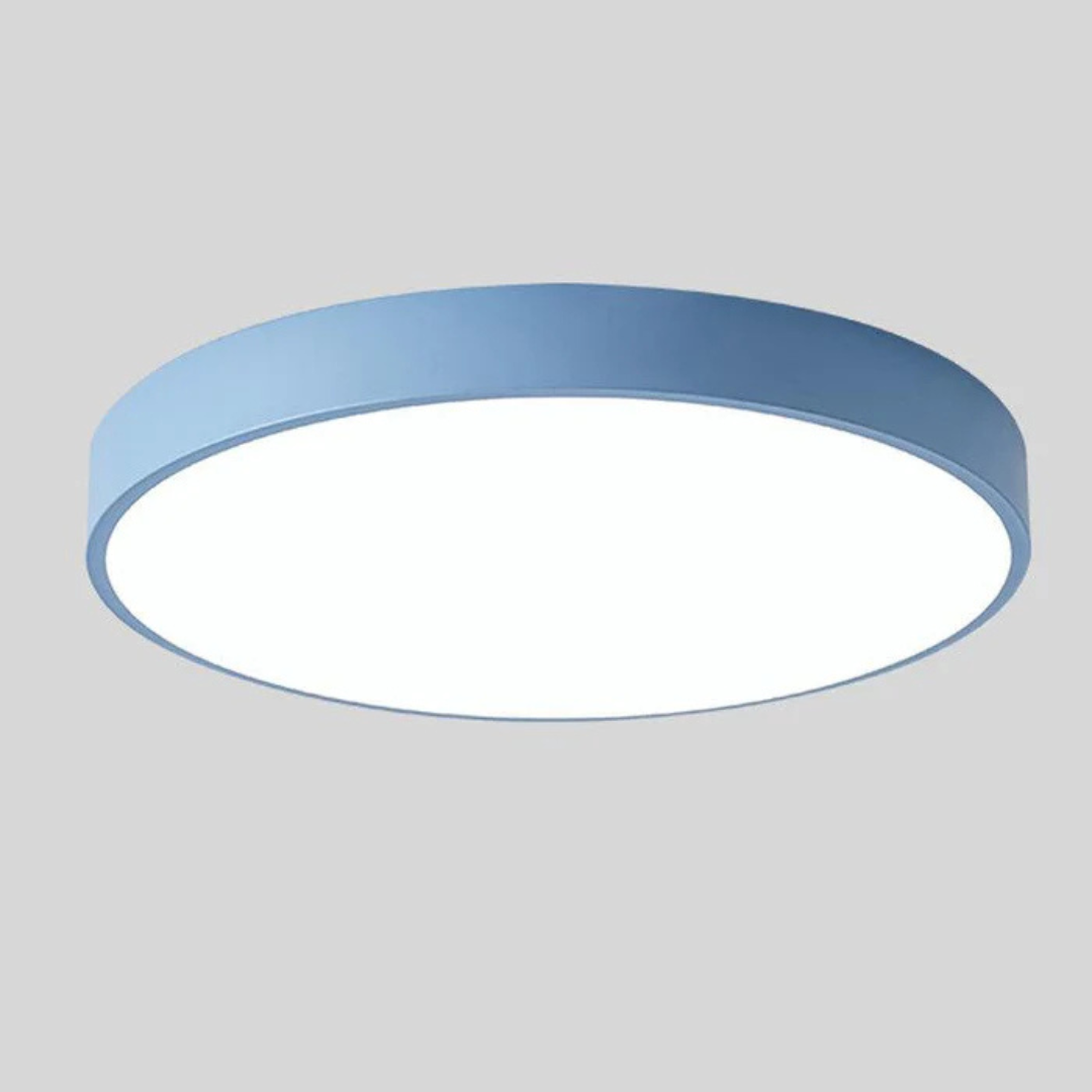 Avela | Okrągła lampa sufitowa LED z drewna