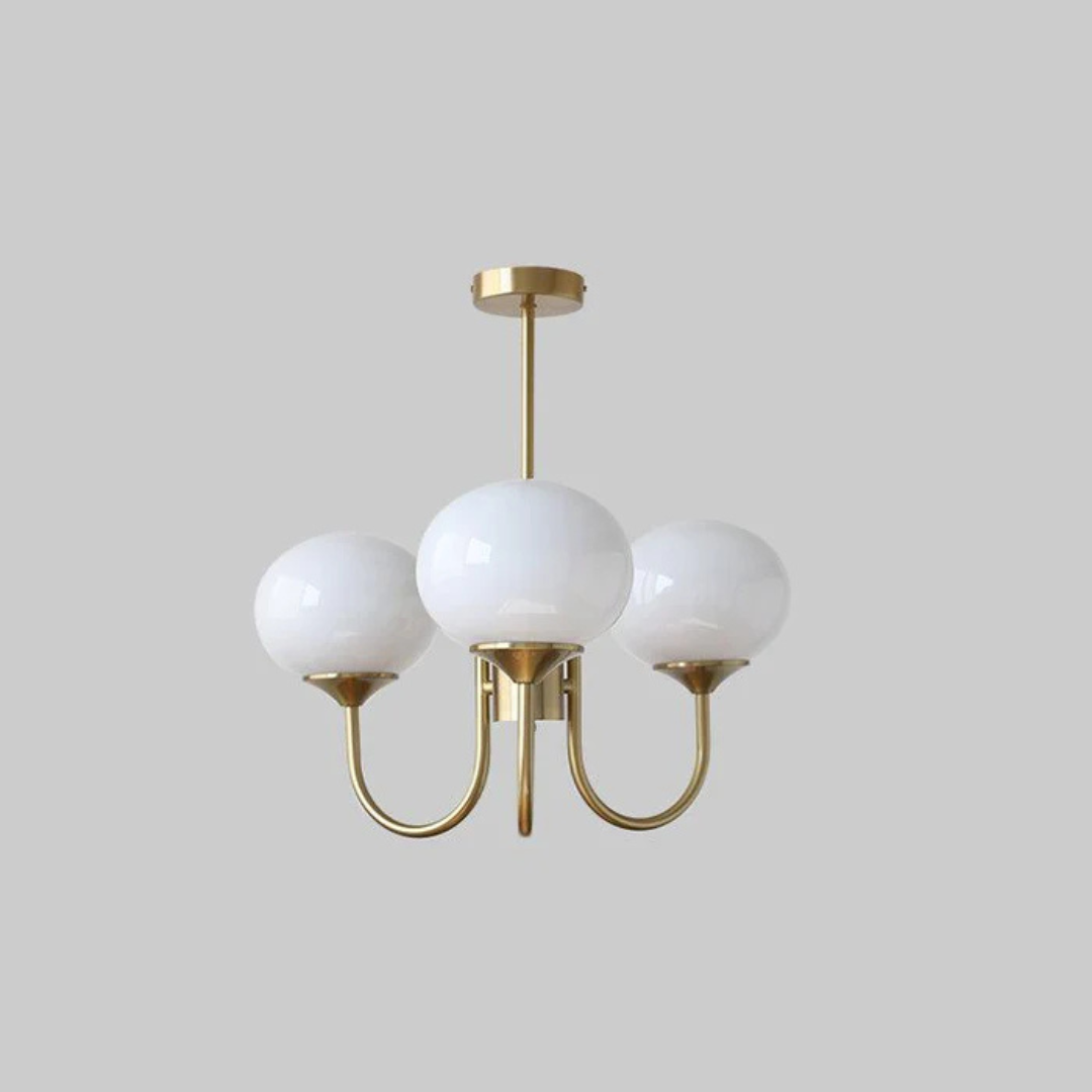 Aris | Designerska lampa wisząca z żyrandolem