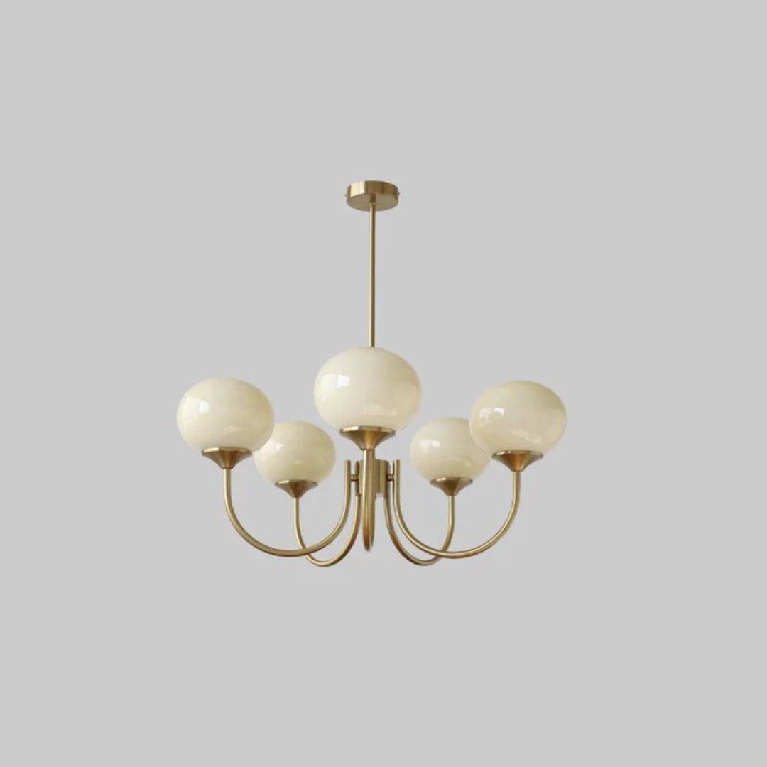 Aris | Designerska lampa wisząca z żyrandolem
