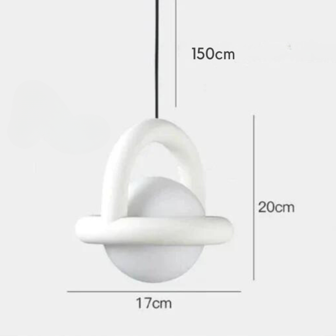 Lunira | Lampa wisząca w kształcie kulistego pierścienia