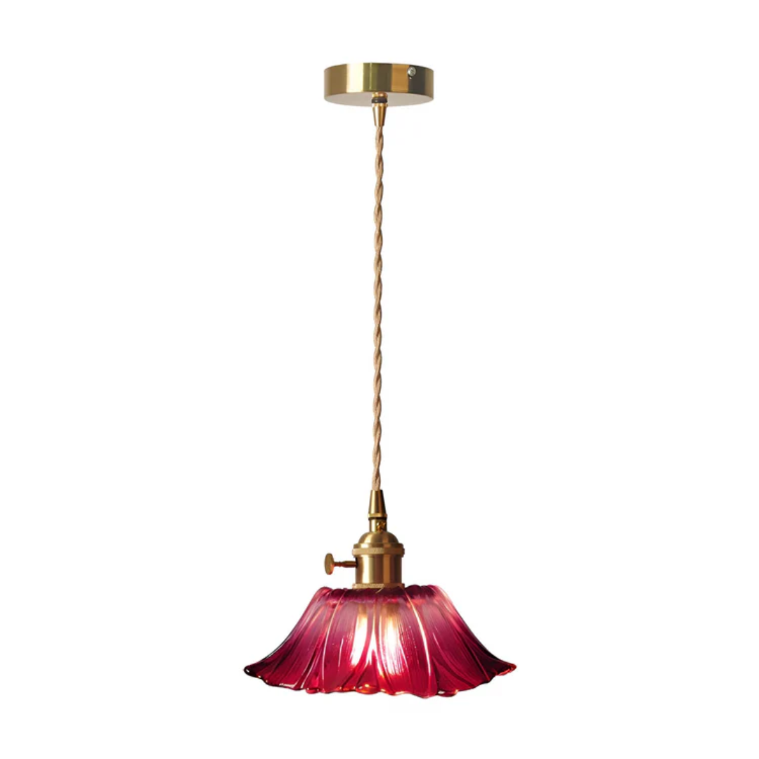 Lotus | Lampa wisząca ze szkła