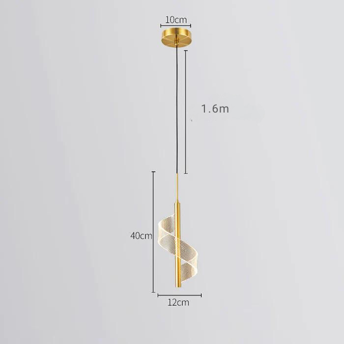 Spira | Lampa wisząca w spiralnym designie