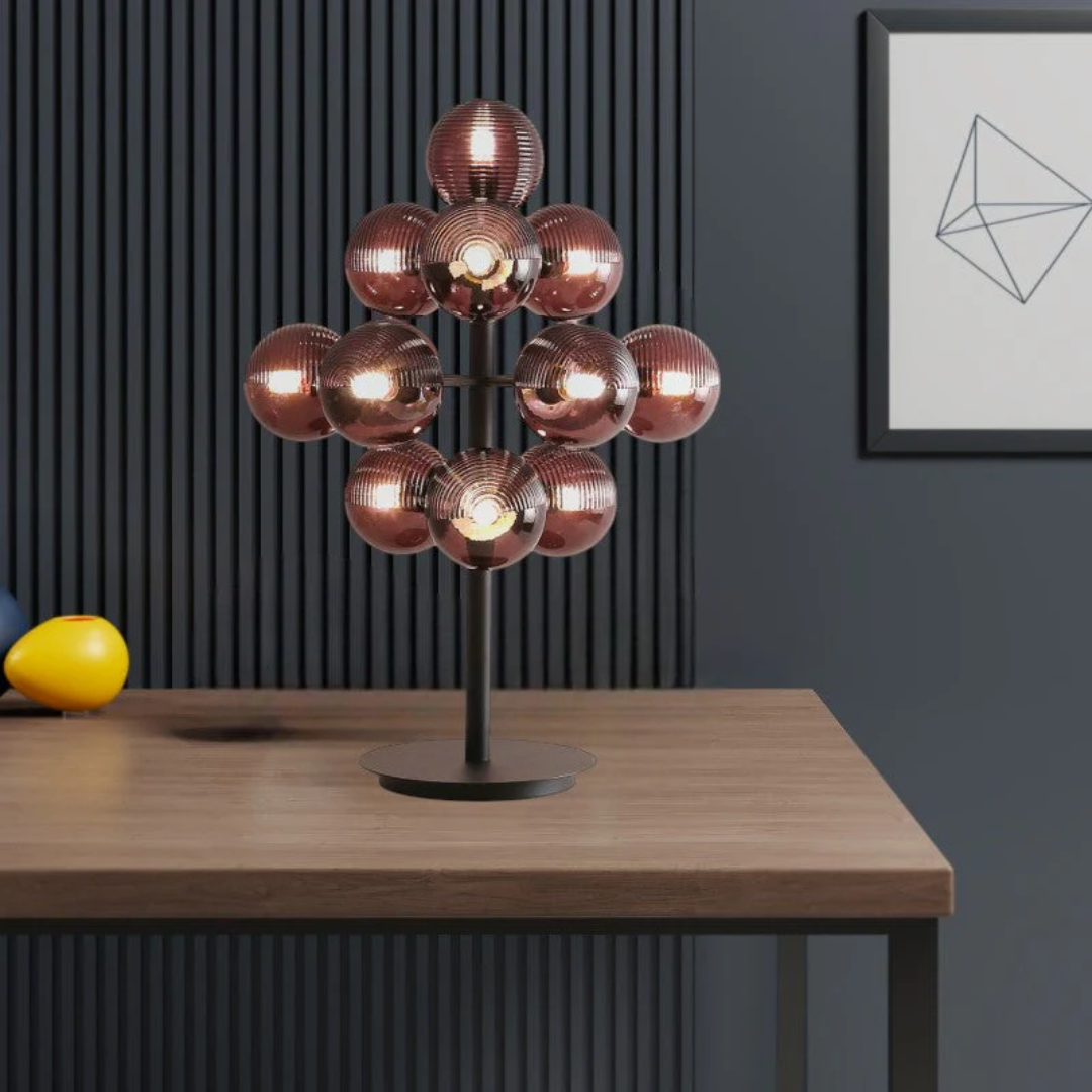 Lampa stołowa szklana | Oświetlenie salonu