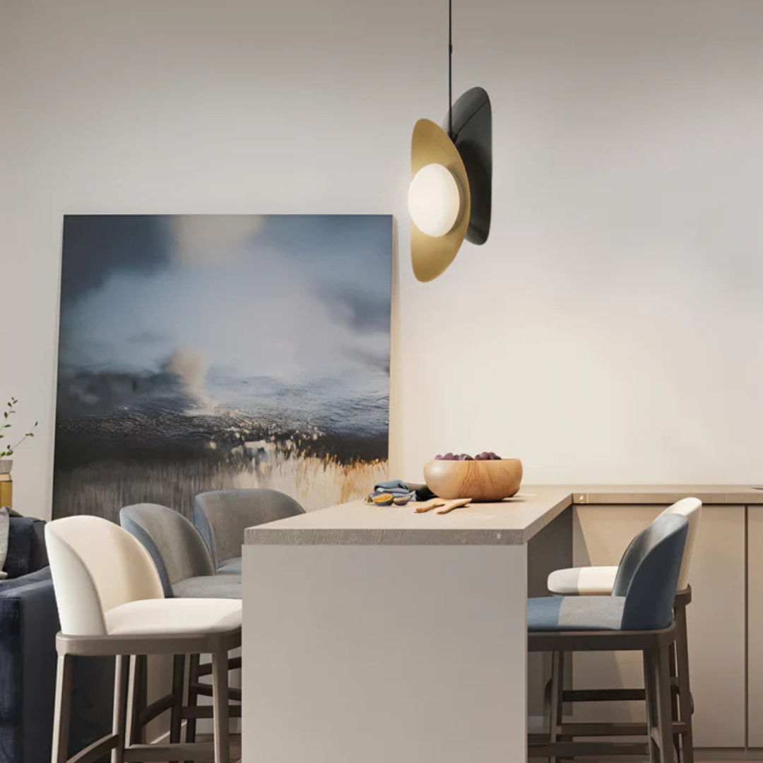 Designerska lampa wisząca LED | Oświetlenie do domu