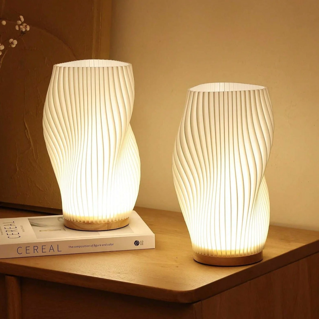 Lyra | Lampa stołowa LED o kształcie fali