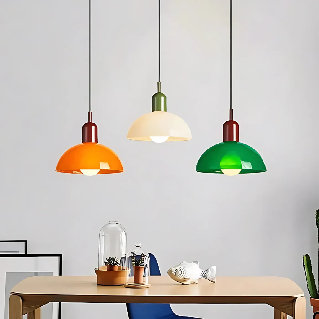Orivio | Kolorowa półkula – lampa wisząca