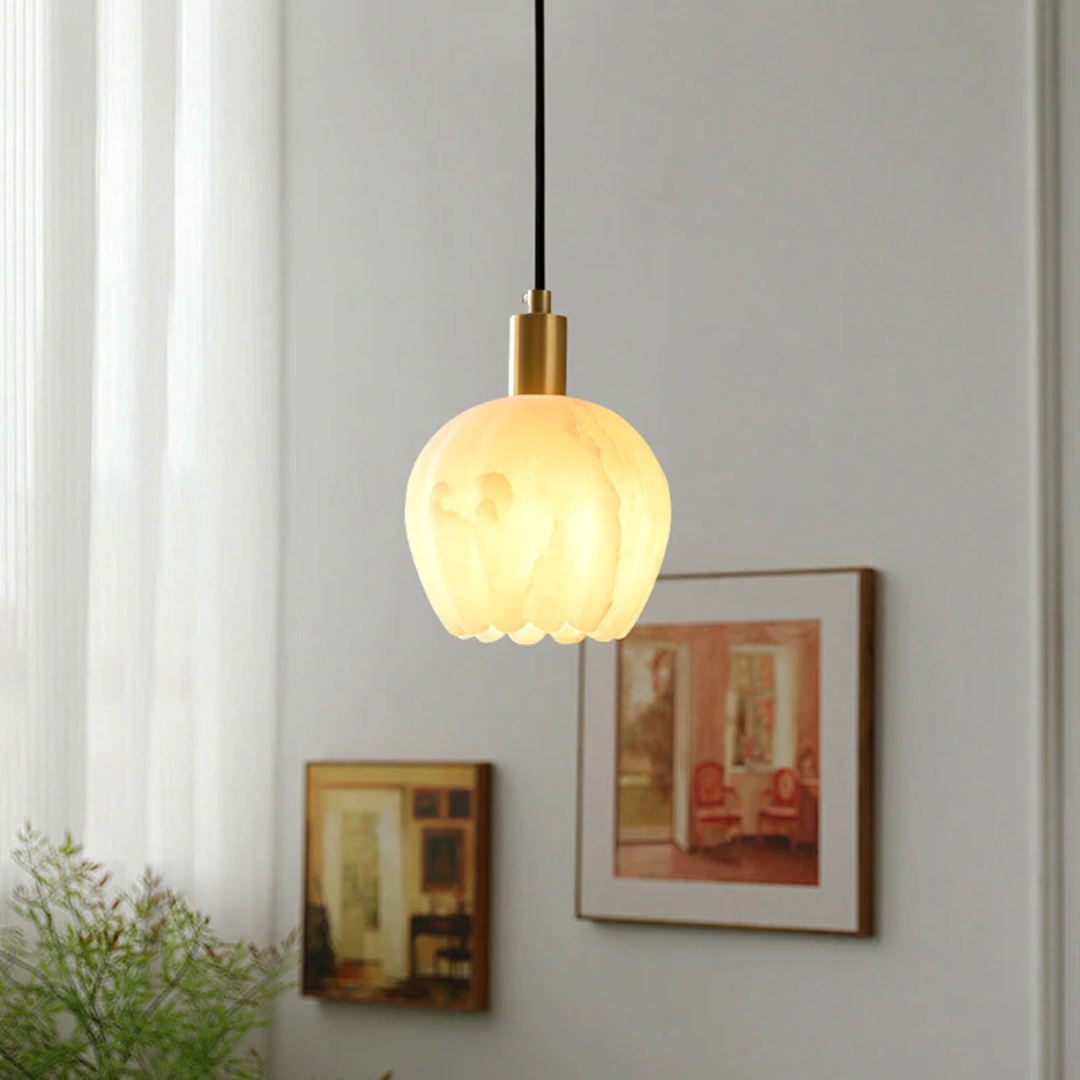 Alba | Lampa wisząca alabastrowa
