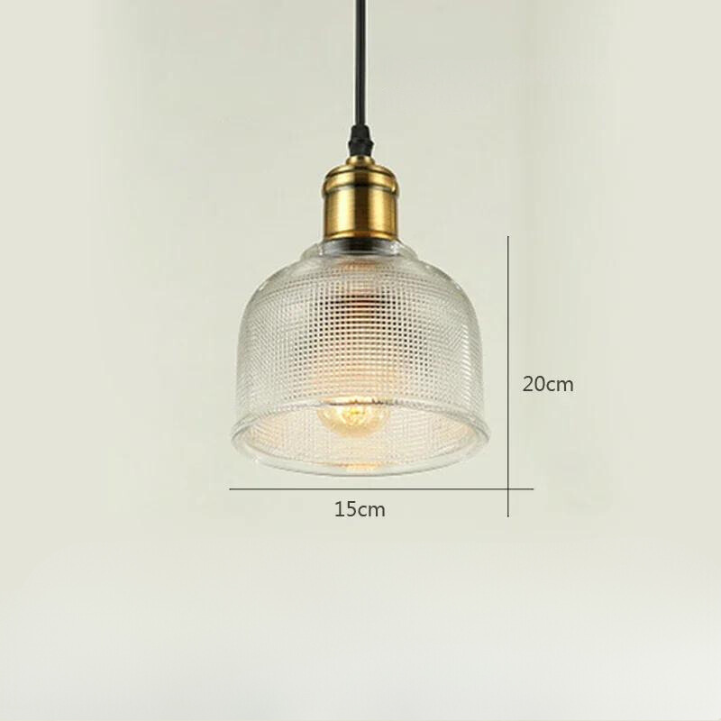 Ambera | Lampa wisząca o strukturze szklanej