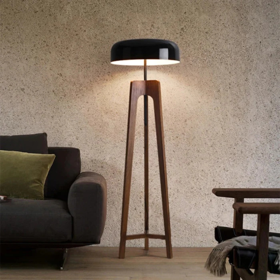 Norvella | Lampa podłogowa w skandynawskim stylu trójnożnym