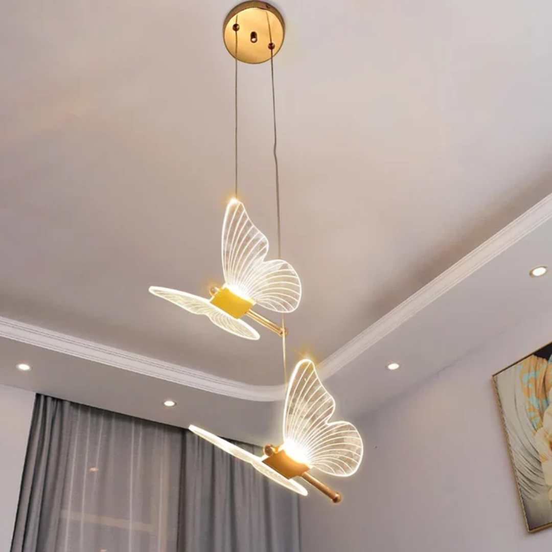 Motyw motyla | Lampa wisząca do salonu