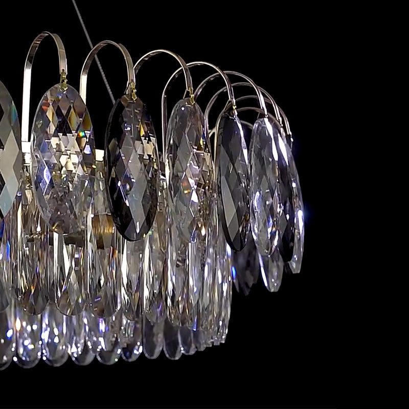 Celvoria | luksusowa lampa wisząca z kryształowymi kroplami
