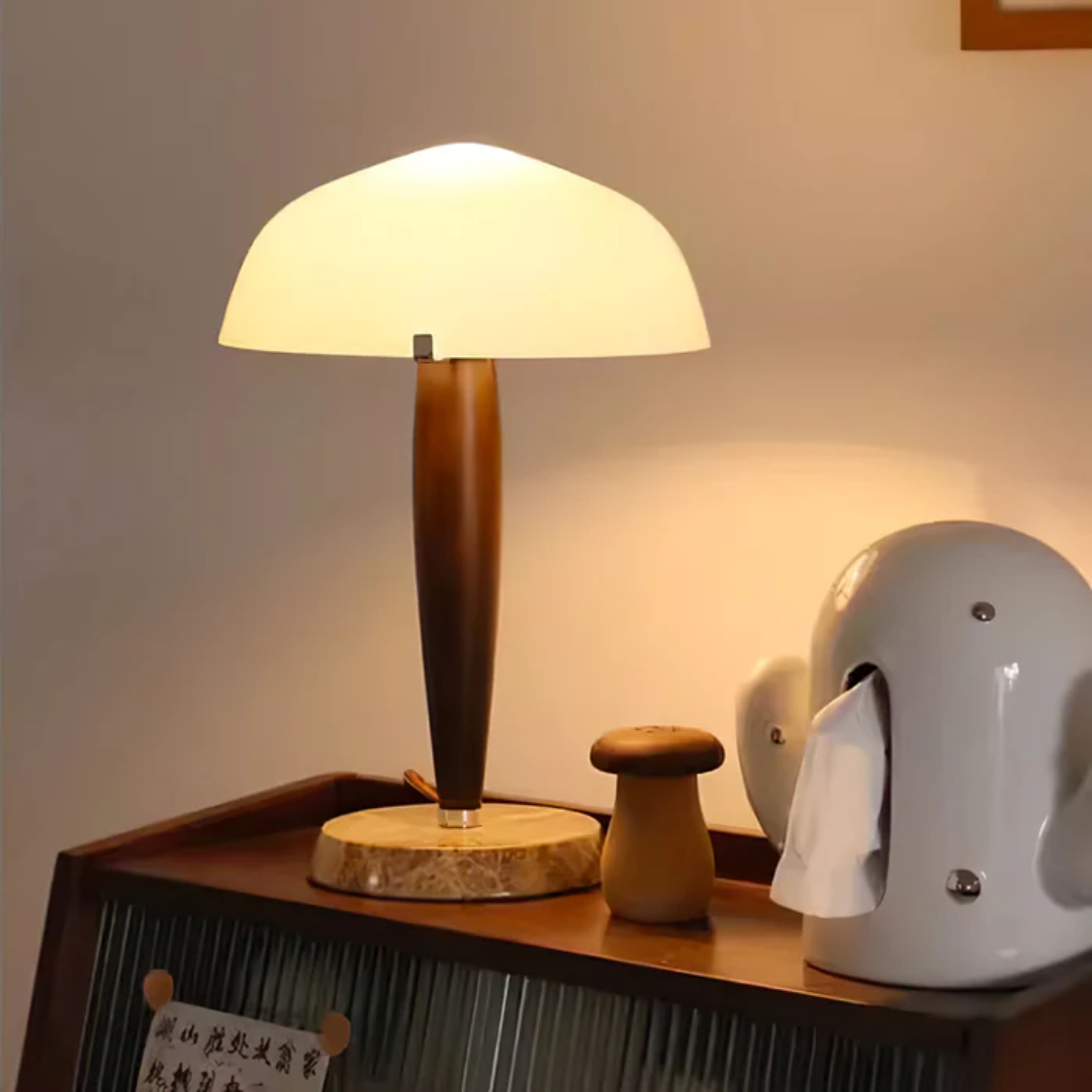 Liora | Lampa stołowa w kształcie grzyba w stylu retro