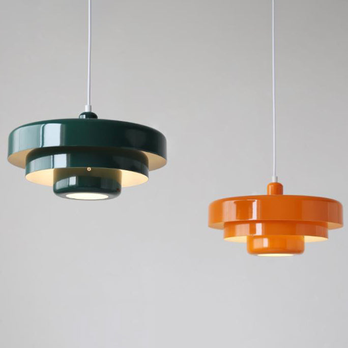 Aurivio | Metalowa lampa wisząca w stylu retro