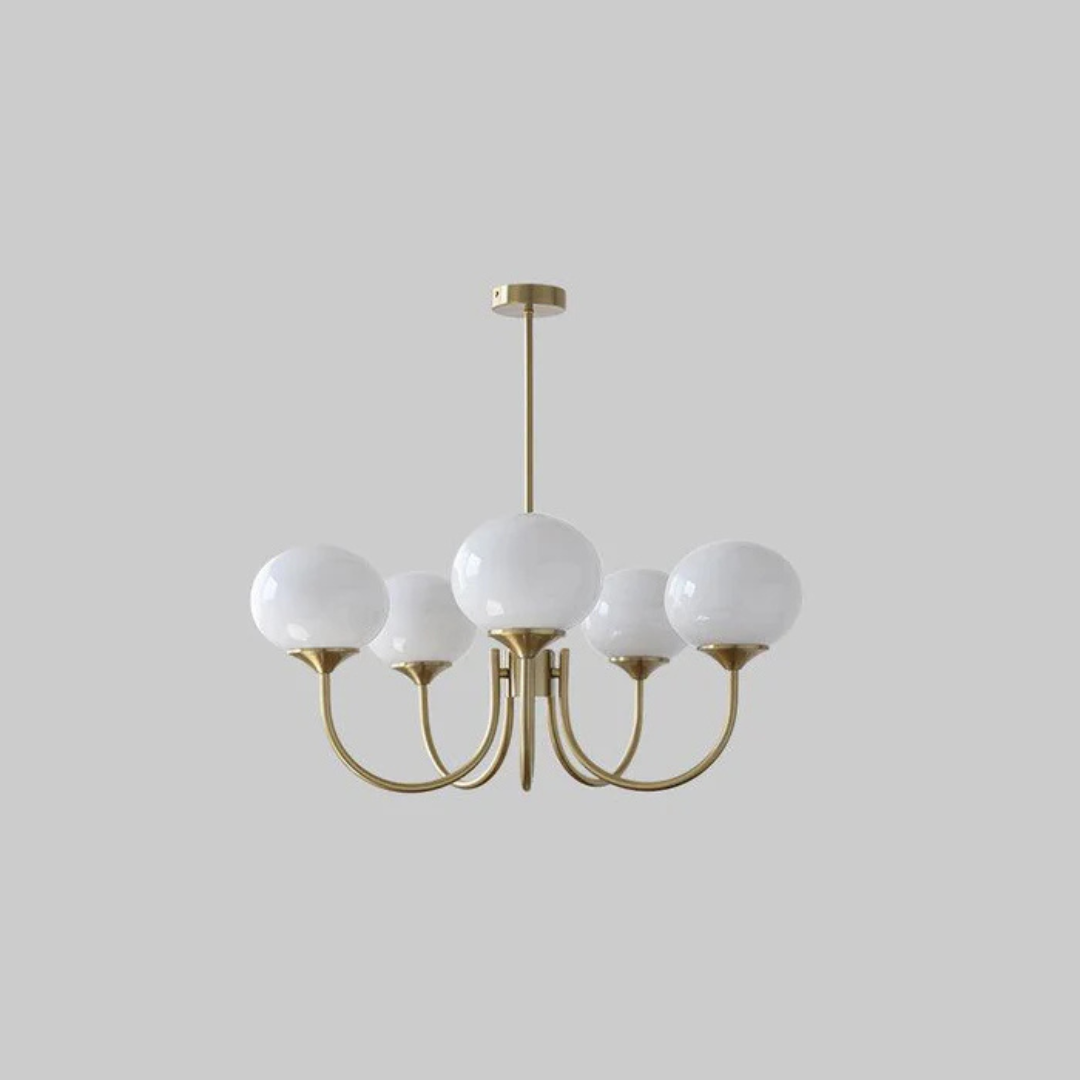 Aris | Designerska lampa wisząca z żyrandolem