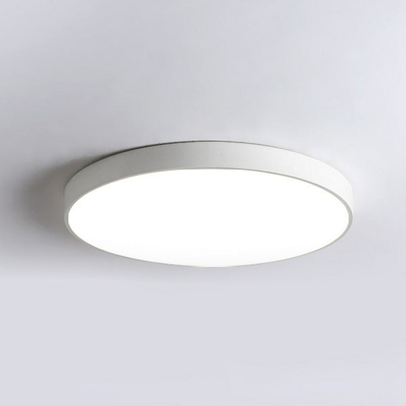 Aurelium | Okrągła lampa sufitowa LED z złotą ramką