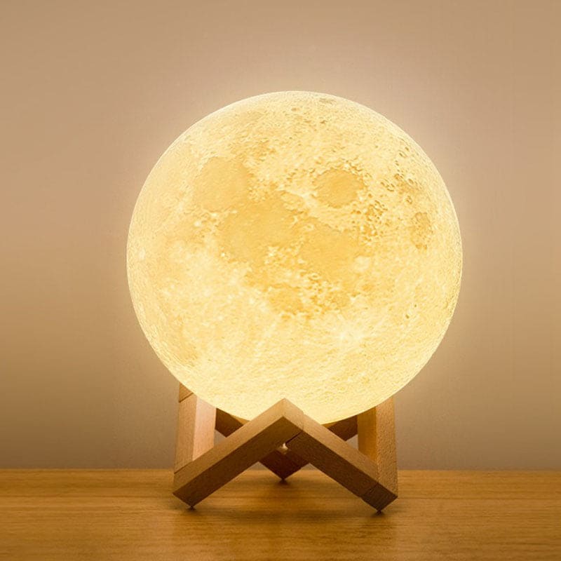 Orion | Lampa stołowa LED z optyką księżycową