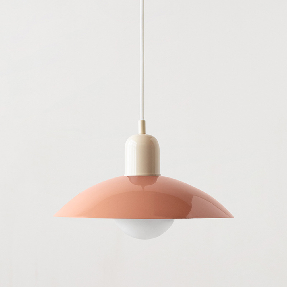Lampa wisząca Macaron | Kolorowy szklany klosz w nowoczesnym stylu