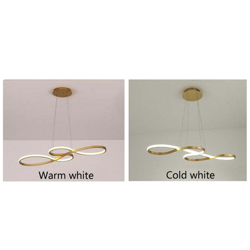 Infinora | LED Pendelleuchte im Wellen-Design