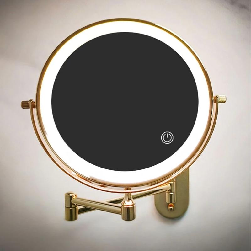 Glowix | Ładowalne lustro łazienkowe LED