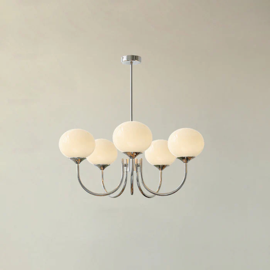 Aris | Designerska lampa wisząca z żyrandolem